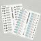 The Mighty Badge Badge Kit, Magnetic, Laser, Reusable, 1"x3", 10/PK, SR 5PK AVE71206 - alternate 7